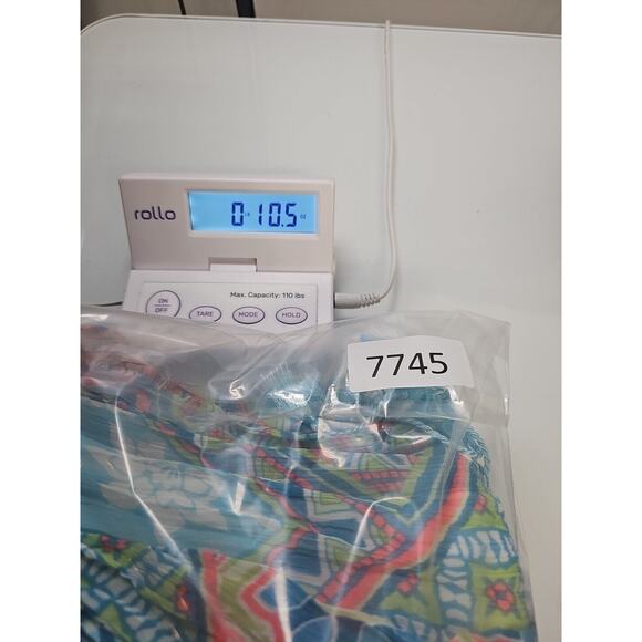 Ruby Rd Skirt Womens 16 Midi Length Floral Geometric Patteren Elastic Waist - Picture 6 of 6